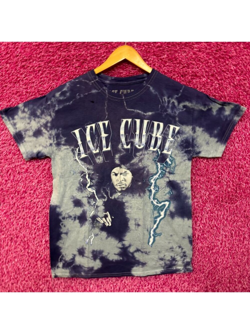 Ice Cube Death Certificate Electric West Coast Rap Tie Dye M